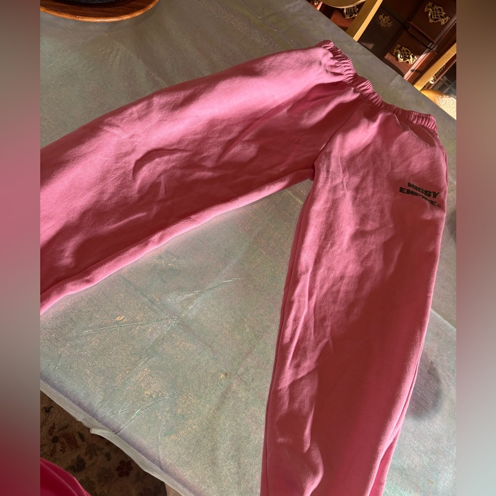 Pink‎ Sweatpants with Logo